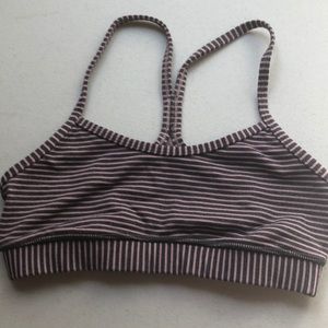 Lululemon sports bra sz 2 gray & lavender